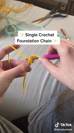 Beginner's Guide to Crochet: Single Crochet Foundation Chain Tutorial