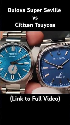 Citizen Tsuyosa Small Seconds vs Bulova Super Seville Review (2024)