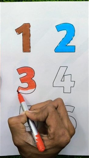 Counting Numbers | write and read Numbers | 123 learning for kids | 123456 counting for kids