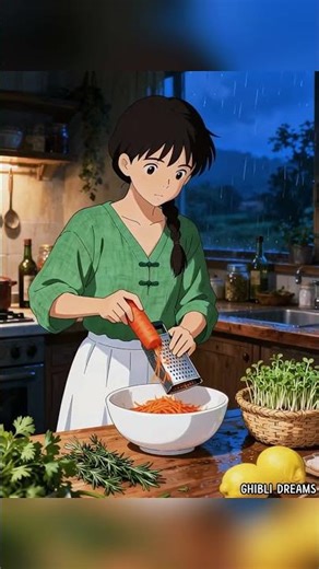 The Quiet Freedom of Being Alive ☕🍳 | Ghibli-Style Healing Moment