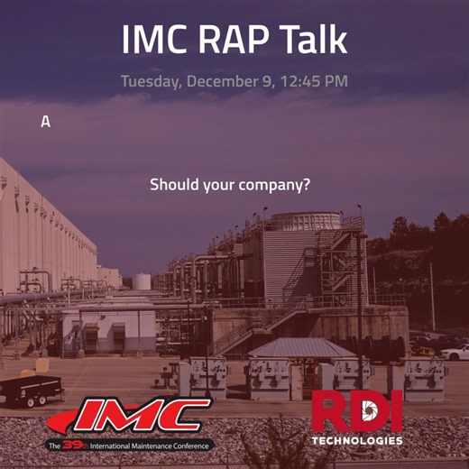 RDI Technologies on Instagram: "Reliability at Hyperscale: How Google is Reinventing Data Center Maintenance with Motion Amplification® https://web.cvent.com/event/b8c2a212-19ea-4f47-84fe-1038d978f0b7/websitePage:8076d32b-3322-4d02-a040-f0815328c5d4 #RDITechnologies #MotionAmplification #PredictiveMaintenance #VibrationAnalysis #Reliability #IMC2025"