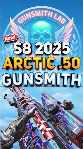 BEST ARCTIC .50 SUPER FAST ADS + ONE SHOT GUNSMITH IN CODM (SEASON 8) #codm #codmloadout