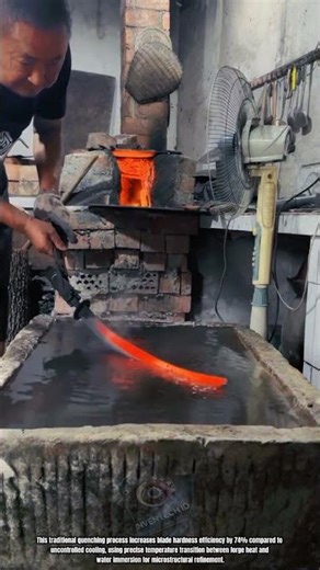 Best Way to Innovation Forge and Quench Steel Blade With Traditional Heat Technique