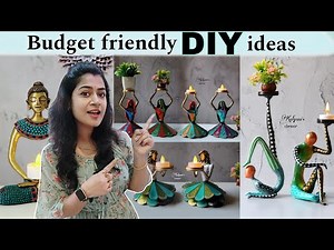4 Stylish DIY Home decor: Transform Waste into Planters & Candle Holders | Best out of waste