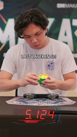 fastest Ja Perm in a Competition #rubikscube #speedcubing