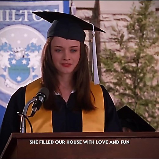 Rory Gilmore Graduation Speech | Heartfelt Words from Rory to Luke | Gilmore Girls