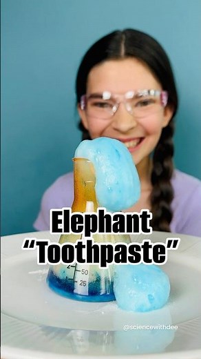 Kid-friendly “Elephant Toothpaste” Experiment #stem #scienceforkids #egg #easter #elephanttoothpaste