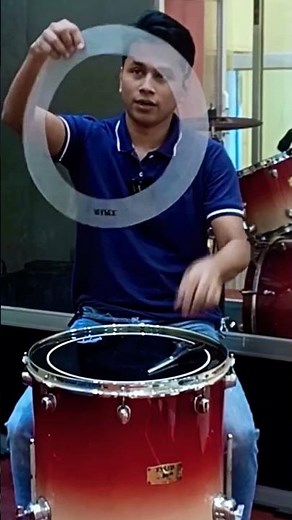 Ya va quedando #parches #casero #bateria #drums #videoshorts #viral #videos #youtube #tuto #tutorial