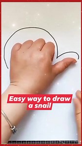 Easy way to draw a snail | A step by step guide for kids. #simplestepforbeginners #stepbystepdrawing #simplestrokes #drawingideas #stepbysteptutorial #reelsvideo #everyone #fbreels | Monica Aguilar