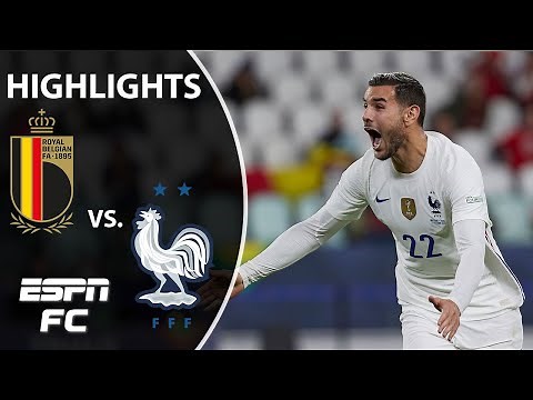 France STUNS Belgium with last-minute winner to reach Nations League final | Highlights | ESPN FC