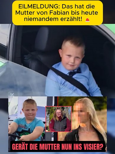 EILMELDUNG: Das hat die Mutter von Fabian bis heute niemandem erzählt! 🚨