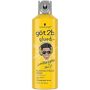 Got2B Glued Limited Edition Blasting Freeze Spray by DJ Pauly D, 12 Oz
