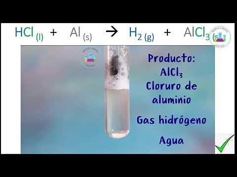 🔥HCl + Al 🧪 Explicación👨‍🏫📝balanceo de ecuación química de Ácido clorhídrico + aluminio | Julio Cruz