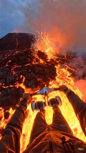 *lPOV: Volcano Roller Coaster on Another Planet