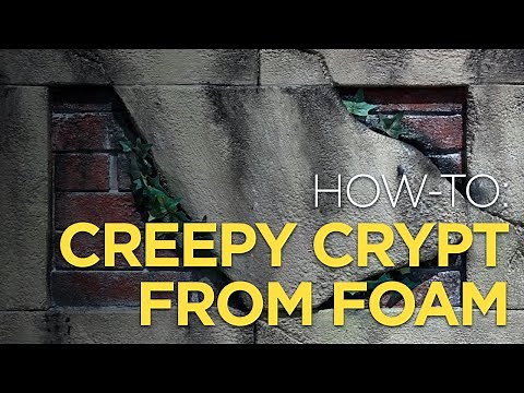 Creepy Halloween Crypt from Foam!