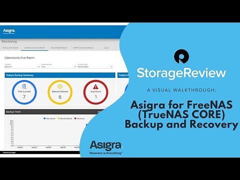 Asigra for FreeNAS (TrueNAS CORE) Backup and Recovery