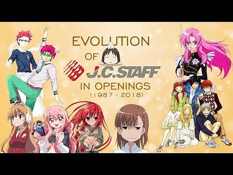 Evolution of J.C.Staff in Openings (1987-2018)