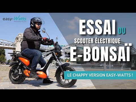 Essai complet du scooter électrique 50cc e-bonsaï, le chappy version easy-Watts !