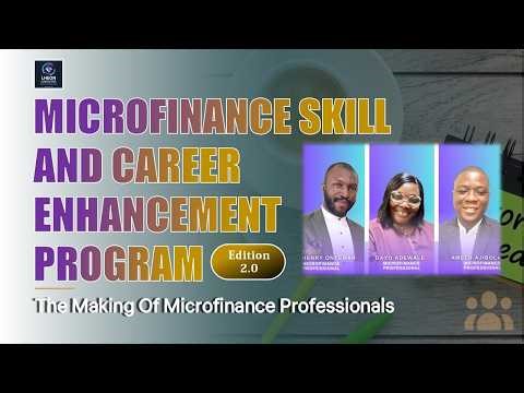 MICROFINANCE SKILL AND CAREER ENHANCEMENT PROGRAM 2 0