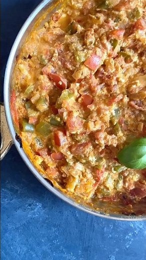 Best Turkish Breakfast Dish: Menemen Recipe