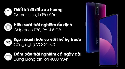 OPPO F11 Pro 128GB | Giá rẻ, chính hãng, nhiều khuyến mãi