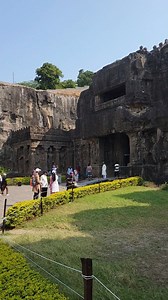 The entrance of the Kailasa Temple at Ellora in India, carved in the 8th century CE from a single rock face, leads into one of the largest monolithic temple complexes in the world, dedicated to Lord Shiva... | We Love Ancient Aliens