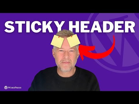 How to Create a Sticky Header in WordPress (No Plugins) 🔥