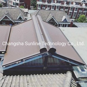 [Hot Item] Motorized Outdoor Roof Horizontal Aluminum Rolling Roller Shutter