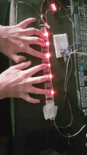 Diy Multitouch ribbon controller test