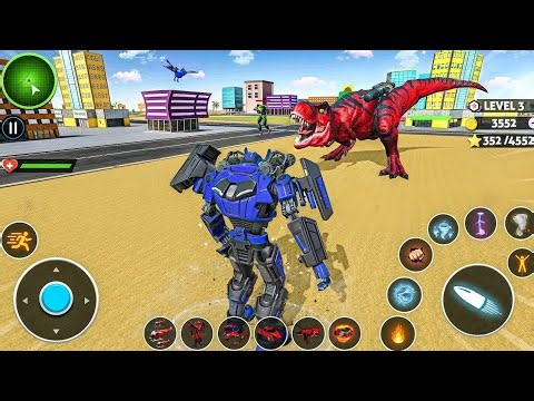 Robot Car Vs Optimus Prime Fighting Game Robot Car Game 2020 - Android Gameplay.