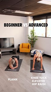 Abs in action! 🏋️‍♂️ Whether you’re just starting out with planks or pushing through intense elevated hip raises, there's a move for everyone. No matter your level, we’ve got you covered! Want more fitness tips? Tap the link here: https://vshred.fit/jensidebyside2VSFB to take our FREE body type quiz! | V Shred