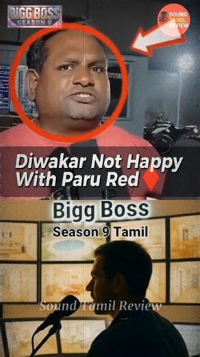 Diwakar Not Happy with Parvathy Red Card Eviction in Bigg Boss Season 9 Tamil