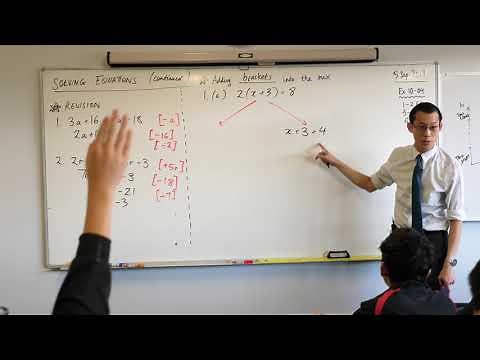 Solving Equations with Brackets (1 of 2: Review & introduction)