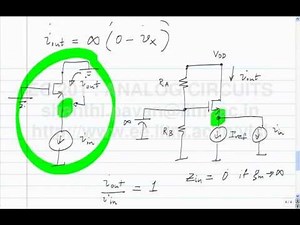 Lecture 20 - Large signal behavior of the CD amplifier, transconductance and the CG amplifiers