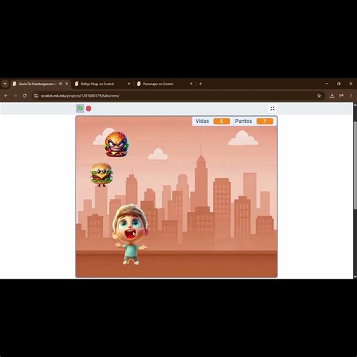 Te enseño como crear un juego de supervivencia en Scratch #scratch #programacion #tutorial