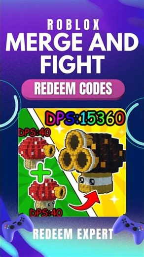 Merge and Fight Codes | Merge and Fight Redeem Codes #mergeandfight #robloxcodes