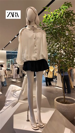 Zara -🐞🌊New Collection Summer Fresh White #shorts #zara #zaracasual #zarahaul #fashion