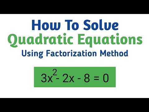 How to Solve Quadratic Equations by Factoring | Step-by-Step Tutorial
