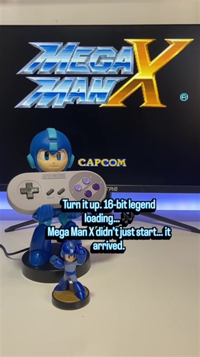 Press Start. Neon future. Iconic music. Mega Man X on SNES still hits harder than most games today ⚡️🎮 Who remembers hearing this for the first time? #megaman #megamanx #snes #retrovideogames #videogamer