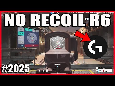 Rainbow SIX SIEGE | NO RECOIL LUA Script for LOGITECH Mice - How to set macros | TUTORIAL #r6
