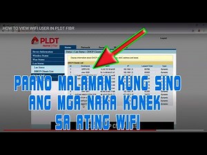 HOW TO VIEW WIFI USER IN PLDT FIBR 2020