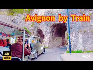 4K Avignon Mini Train Tour | Explore the City’s Historic Streets & Landmarks | 13 September 2025