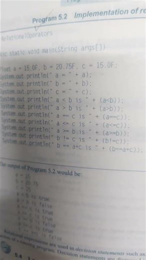 Relational operators #Java#computereducation