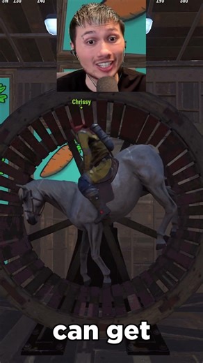 HORSE POWERS A WATER WHEEL?! #shorts #rust #gaming