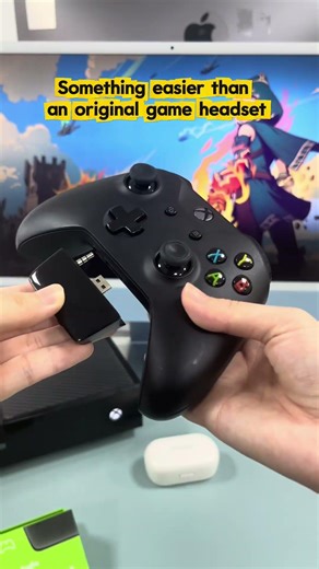 Something easier than an original headset #bluetoothadapter #xboxone #wireless #gamesetup #TechTips