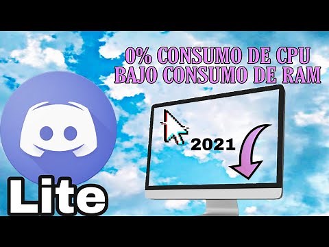 NUEVO DISCORD LITE PARA PC Y LAPTOPS DE MUY BAJOS RECURSOS 2021-2022 *MENOS CONSUMO DE RAM Y CPU*