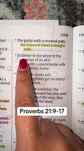 132K views · 4.3K reactions | Proverbs 21:9-17 #jeausoursaviour #jesussavedallhumanity #jesuslovesministry #Godblesseveryone #christian #bibleverse #bibletruth #readingbible #biblestudy #dailydevotion | Read Bible | Facebook