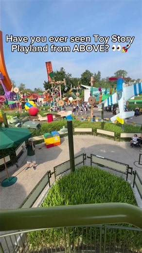 Toy Story Playland From ABOVE! 👀🤠 | Disneyland Paris