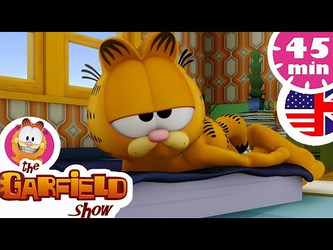 🥱Garfield loves to sleep🥱- HD Compilation