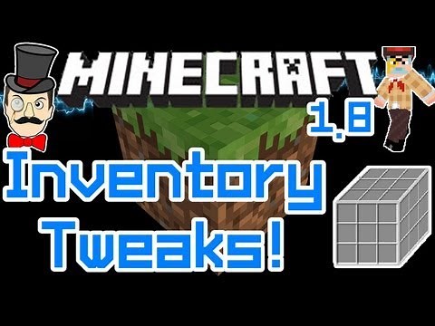 Minecraft 1.8 INVENTORY TWEAKS Mod ! Auto Switching, Sorting & More!